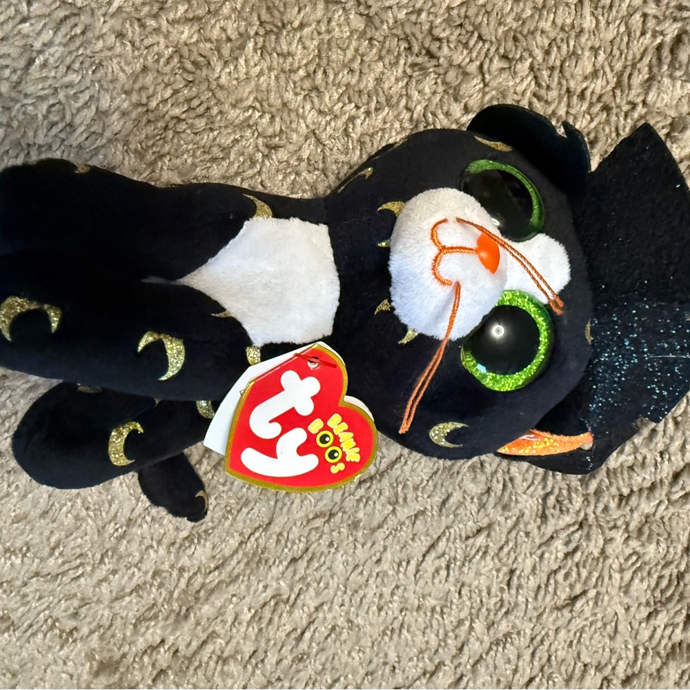 Ty Beanie Boos Black Cat Plush
